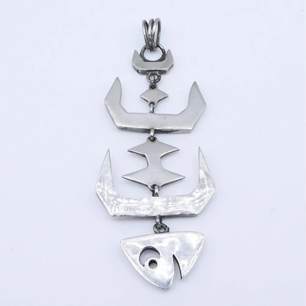 Taxco Mexico Eagle Mark 22 Sterling Silver MM Fish Skeleton 4